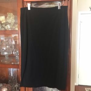 GUC Vince Camuto Black Pencil Midi Skirt M